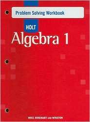   Workbook Algebra 1, (003079756X), Burger, Textbooks   