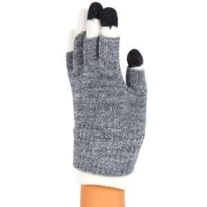  Texting Gloves   Silver and Cream