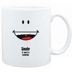    Mug White  Smile if youre comedic  Adjetives