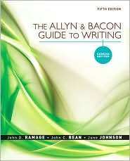 The Allyn and Bacon Guide to Writing, (0205598722), June Johnson 