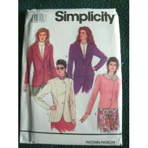   JACKET IN TWO LENGTH SIZE 10 12 14 16 18 SIMPLICITY EASY TO SEW 7387