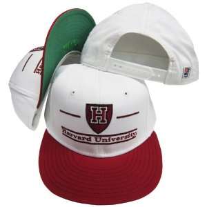 Harvard Crimson Classic Split Bar Snapback Adjustable Snap Back Hat 