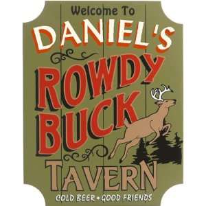  Rowdy Buck Tavern Personalized 14x11 Davis & Small 