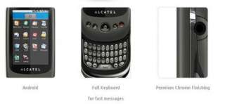 NEW Alcatel OT980A Android Unlocked Qwerty Black TOUCH WIFI 3G GSM 