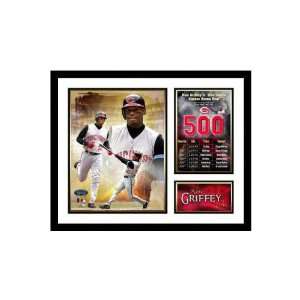 Ken Griffey Jr. Cincinnati Reds   500th HR   Framed Milestone Collage
