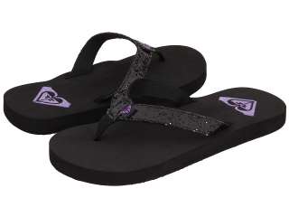 Girls ROXY Glitter sandals flip flops 11 12 13 1 2 3 4  