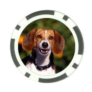  Beagle dog Poker Chip Card Guard Great Gift Idea 
