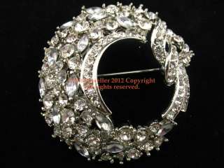 exquisitely detailed designer style brooch pin product sku pn 1083