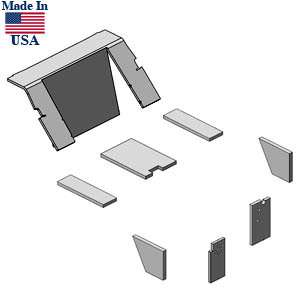 IH 86 Cab Foam Kit 786, 886, 986, 1086, 1486, 1586, 3388, 3588, 3788 