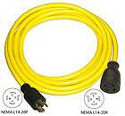 20A 125/250V 25FT Generator Extension Cord 20591