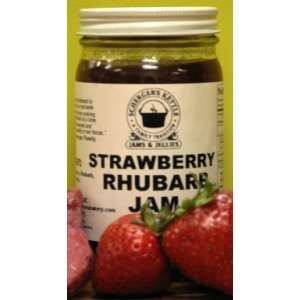 Strawberry Rhubarb Jam, 9 oz Grocery & Gourmet Food