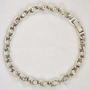  5mm Solitaire Silver Bracelets Jewelry
