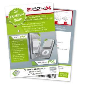  2 x atFoliX FX Mirror Stylish screen protector for Yakumo 