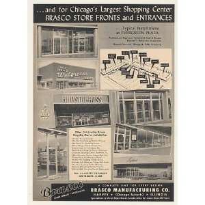  1953 Evergreen Plaza Shopping Center Chicago Brasco Print 