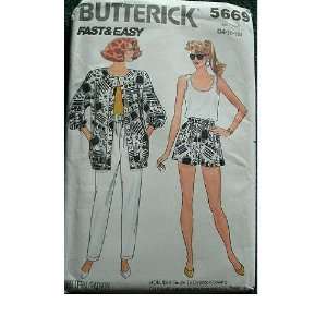   SHORTS & TOP SIZES 14 16 18 BUTTERICK FAST & EASY SEWING PATTERN 5669