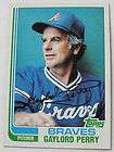 1982 Topps Gaylord Perry Braves card no.115