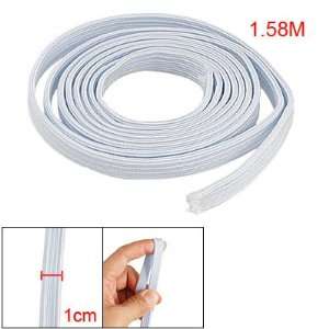  Replacement 1.58m Length White Elastic Band for Trousers 