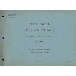  Avro Andover CC Aircraft Pilots Notes Manual Sicuro 