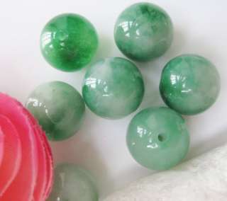 Wholesale 4mm Natural Jade Round Green Gemstone Loose Beads J041 
