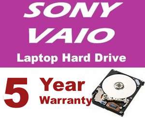 120GB Hard Drive for Sony Vaio PCG K23 K33 K45 K74 N505 NV100 NV200 