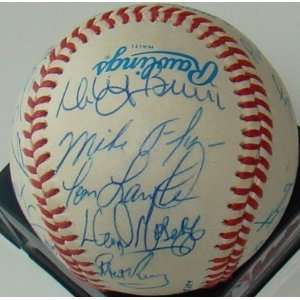 1989 Blue Jays Team 23 SIGNED Baseball AL CHAMPS JSA   Autographed 