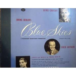 BLUE SKIES songs by Bing Crosby and Fred Astaire 78s album set #481. 5 