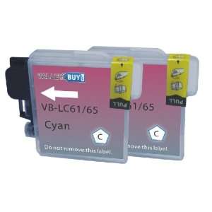  ValleyBuy ® Compatible LC61C / LC 61C Bulk Set of 2 Cyan 