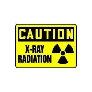  CAUTION X RAY RADIATION (W/GRAPHIC) 10 x 14 Plastic Sign 
