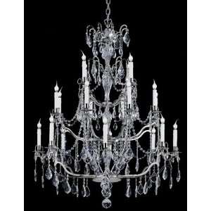 Nulco Lighting Chandeliers 631 20 NB 01 Natural Brass Strass Chateau 