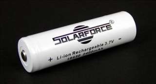 Solarforce 18650 3.7v 2400mAh Rec Battery  