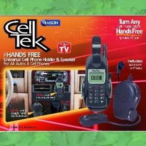  Cell Tek Hands Free Universal Cell Phone Holder & Speaker 