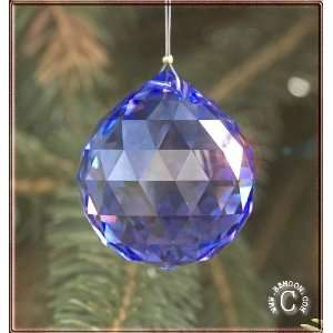  40MM Blue Swarovski Crystal 