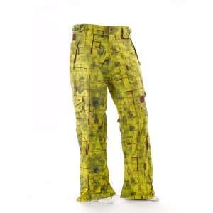  Ride Nellis Insulated Pant [Yellow Carbon Copy Print 