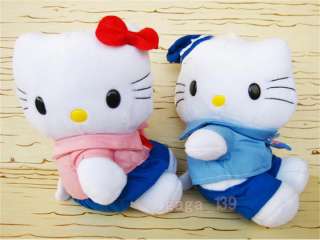 pcs Hello Kitty navy cloth beautiful PLUSH toy cute NEW 7  