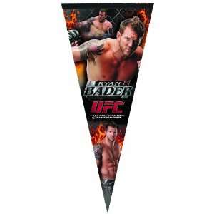  UFC Ryan Bader Premium Quality Pennant 17 by 40 inch 