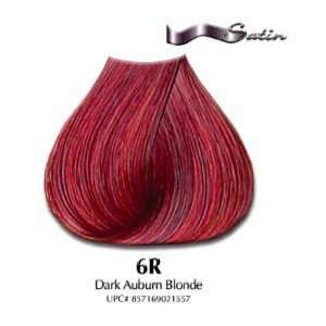  6R Dark Auburn Blonde   Satin Hair Color with Aloe Vera 