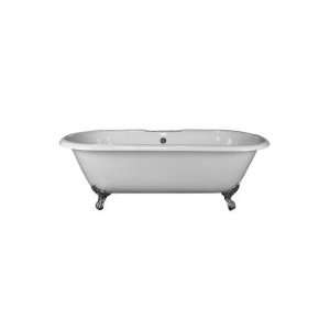  Barclay Cast Iron 67 Roll Top Tub with Black Exterior and 