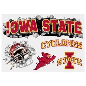    Iowa State Cyclones Multi Logo Wallcrasher