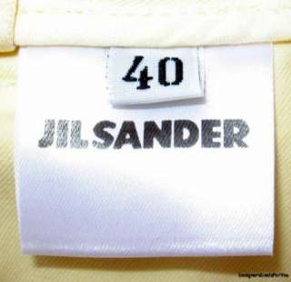 Jil Sander $1565 Womens Pant Suit 10/44 Yellow Business Business 