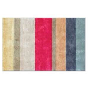    Color Stripe 7.9X9.9 Tibetan Wool (70L) Tufted Rug