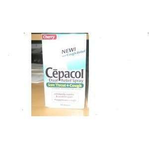  CEPACOL Dual Relief Spray SORE THROAT+COUGH (CHERRY) Sugar 