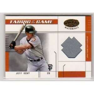  2003 Leaf Certified Materials Jeff Kent Fabric of the Game 