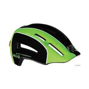  Lazer Urbanize Night Helmet Black/Green; LG/XL (58 61cm 