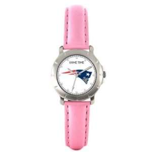  England Patriots Game Time Player Series Pink Strap Ladies NFL Watch 