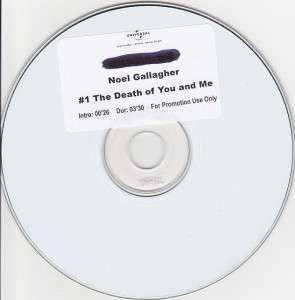 NOEL GALLAGHER THE DEATH OF YOU AND ME HONG KONG PROMO CD OASIS BEADY 