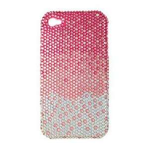    Swarovski Crystal Pink White Ombre iPhone 3G Case Electronics
