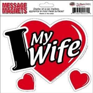  I Love My Wife 3 in 1 Magnet Automotive