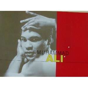 Muhammad Ali Plaster Hand Printed Plaque with 2 Authentic Signatures 
