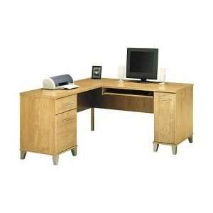  Bush   Desk and Hutch   WC81410   (Maple) Desk [Kitchen 