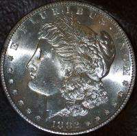 1882 Gem Brilliant Uncirculated Certified MS 66 Morgan Silver Dollar 